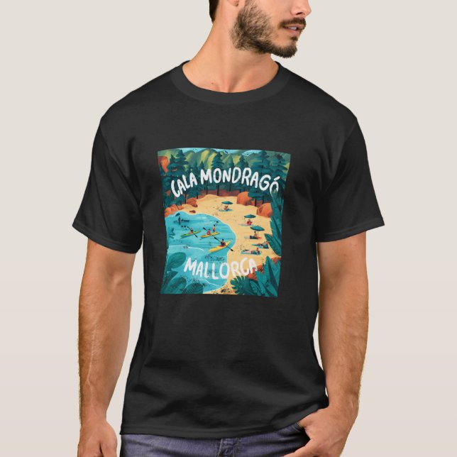 Cala Mondragó Mallorca T-Shirt (Vorderseite)