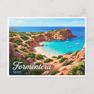 Cala Saona Formentera Spanien Postkarte