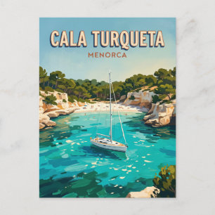 Cala Turqueta Spanien Postkarte