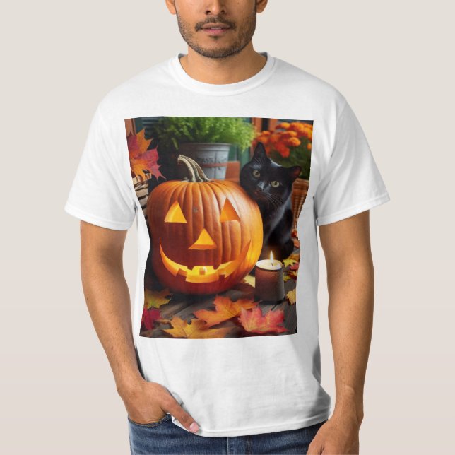 Calabaza de Halloween T-Shirt (Vorderseite)