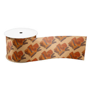 Calabaza en Tacha Mexikanisch Candid Pumpkin Desse Satinband