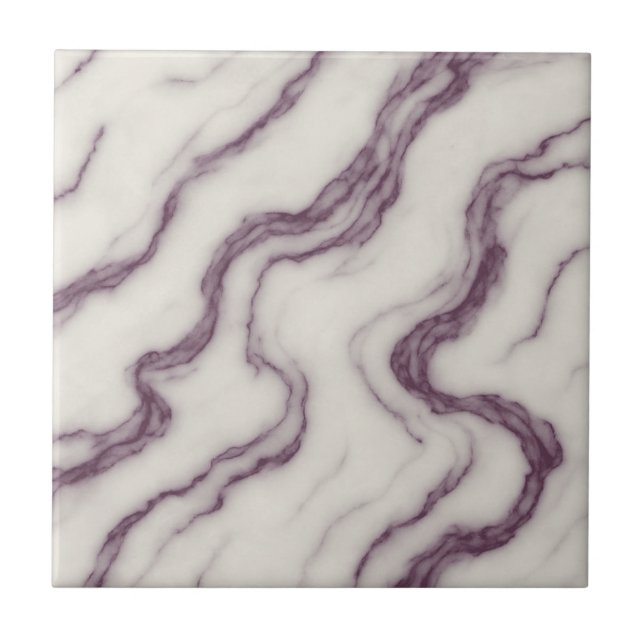 Calacatta Viola – Luxurious Burgundy Marble Tile Fliese (Vorderseite)