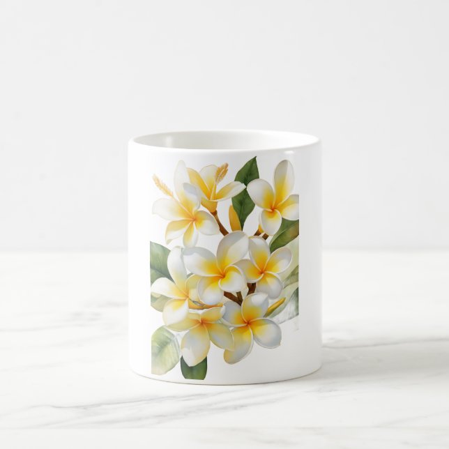 Calachuchi Blume Tasse - Elegante Plumeria (Mittel)