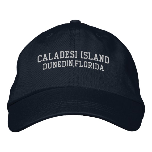 Caladesi Island Florida bestickt mit Baseballhut Bestickte Baseballkappe (Vorderseite)