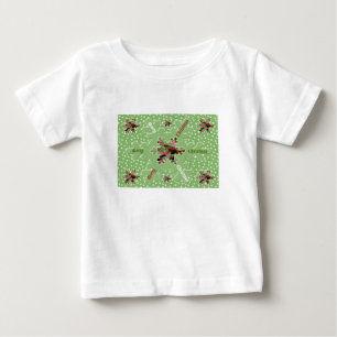 Caladium Frohe Weihnachten Säugling T - Shirt