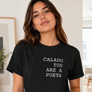 Calado bist du ein Poet Lustiges portugiesisches S T-Shirt