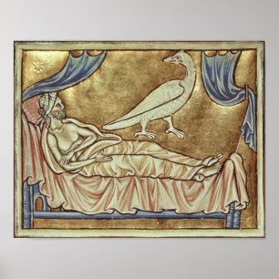 Caladrius-Vogel, der als vorhersagend gilt Poster