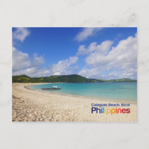 Calaguas Beach Bicol Philippinen Postcard Postkarte