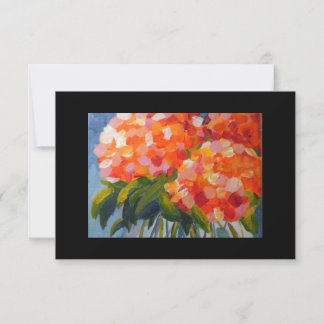 Calah's Hydrangea Blume 3,5 x 5 Notecard Einladung