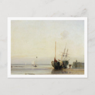 Calais Pier, c.1823-24 (Öl auf Tafel) Postkarte