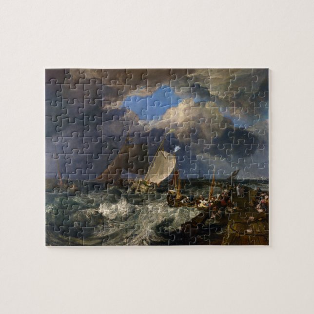 Calais-Pier durch Joseph Mallord William Turner Puzzle (Horizontal)