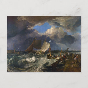 Calais Pier von Joseph Mallord William Turner Postkarte