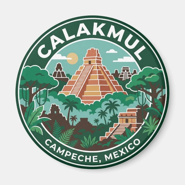 Calakmul Mexiko Magnet (Vorne)