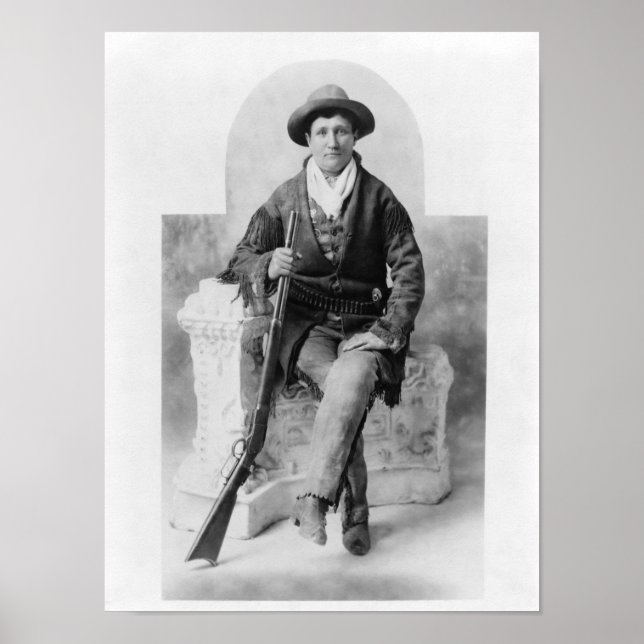 Calamity Jane mit ihrem Gewehr Poster (Vorne)