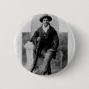 Calamity Jane Portrait Button
