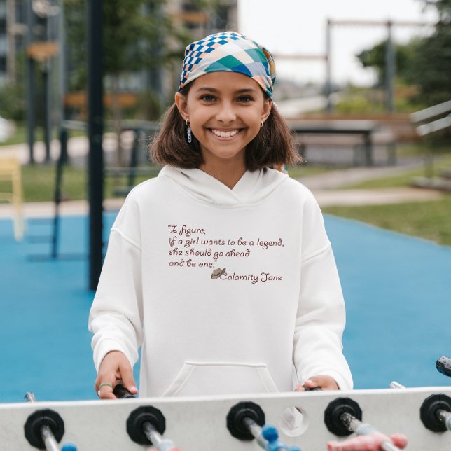 Calamity Jane, sei ein legendäres inspirierendes Z Hoodie (Von Creator hochgeladen)