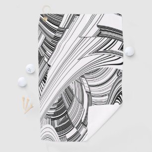 Calamity Storm Centre Moderne Kunst Golfhandtuch