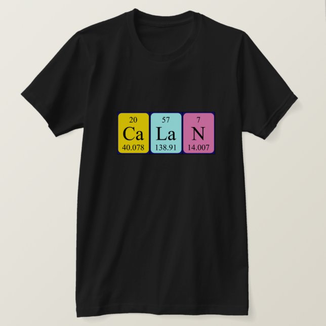 Calan Periodenname Shirt (Design vorne)
