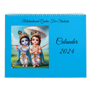 Calander 2024 Motivierend Zitate von Bhagawad Gita Kalender