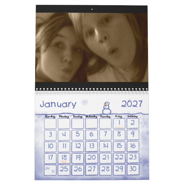 Calander Kalender (Jan 2027)