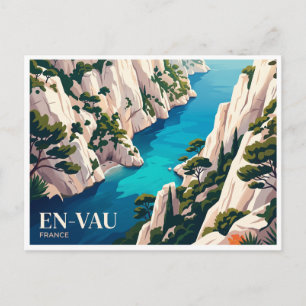 Calanque d'En-Vau Marseille Frankreich Postkarte