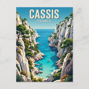 Calanques de Cassis Frankreich Postkarte