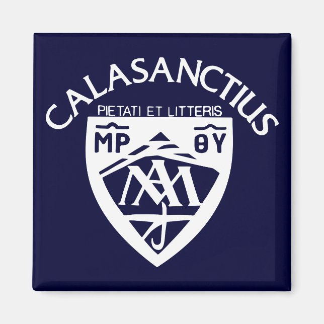 Calasanctius Square Magnet (Vorne)