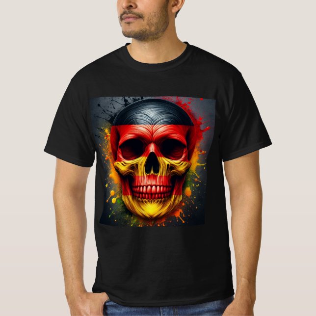 Calavera alemana T-Shirt (Vorderseite)