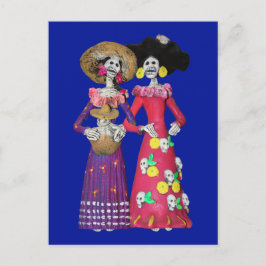 Calavera Amigas Postkarte