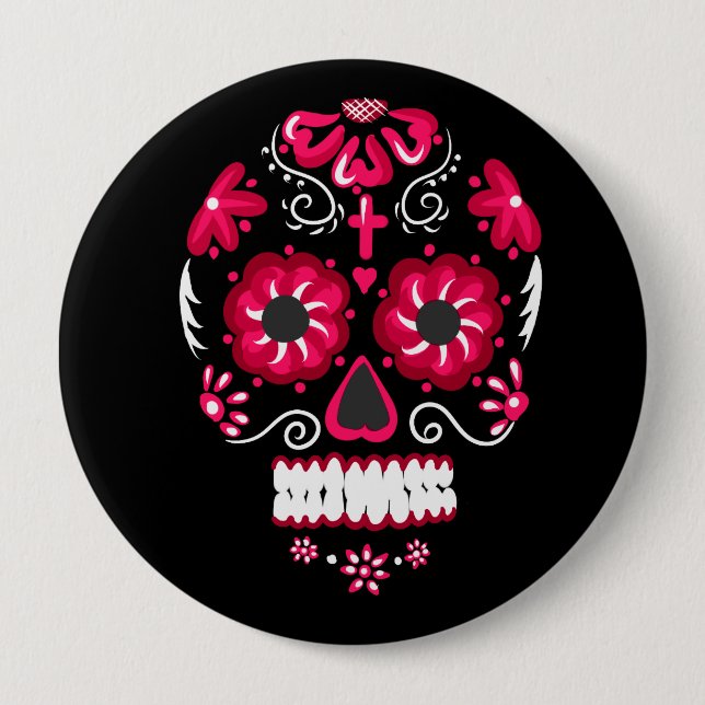 Calavera Button (Vorderseite)
