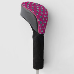 Calavera Cat Art Pattern Golf Headcover