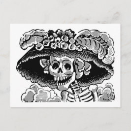 Calavera catrina Postcard Postkarte