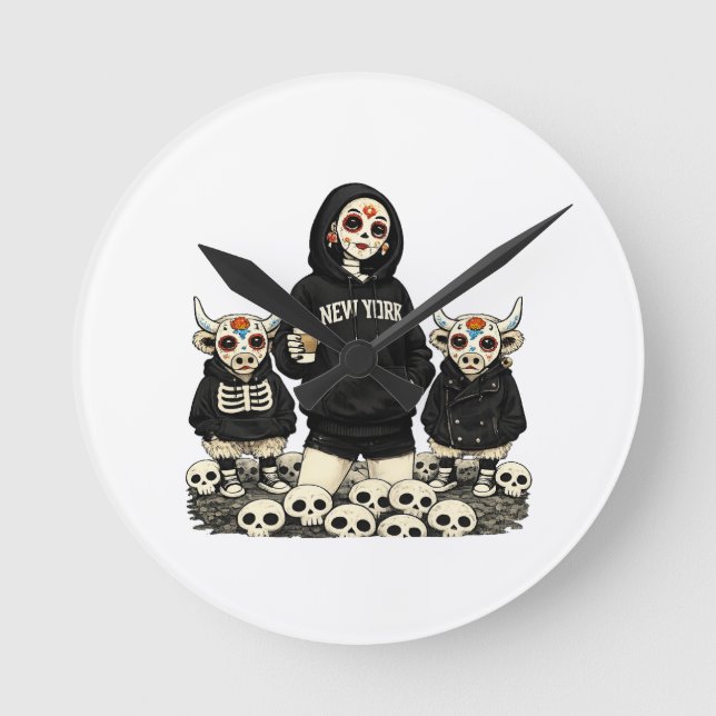 Calavera & Coo Uhr (Vorderseite)