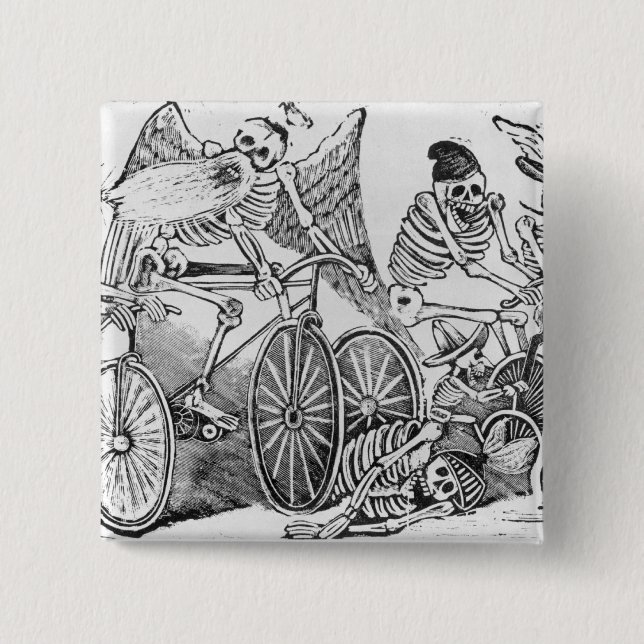 Calavera des 20. Jahrhunderts Button (Vorderseite)