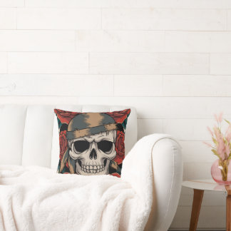 Calavera floral kissen
