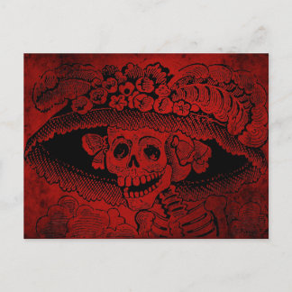 Calavera Garbancera von José Guadalupe Posada Postkarte