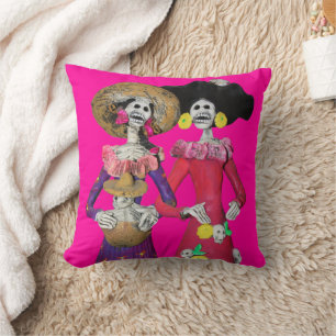 Calavera Hermanas Kissen