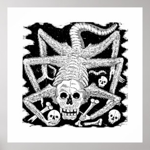 Calavera Huertista von José Guadalupe Posada Poster