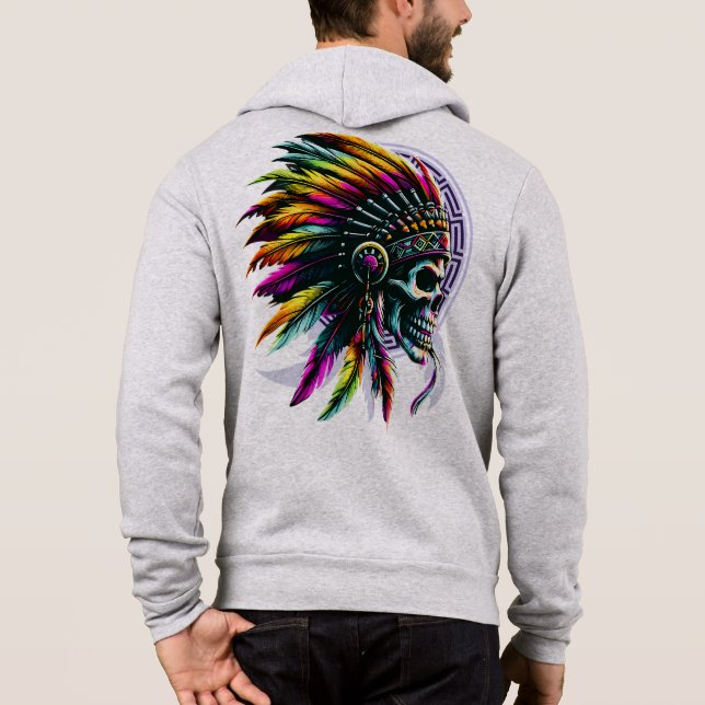 Calavera Indio Nativo Hoodie (Rückseite)