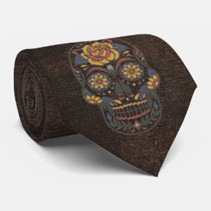 Calavera Krawatte – Rustikales Erbe