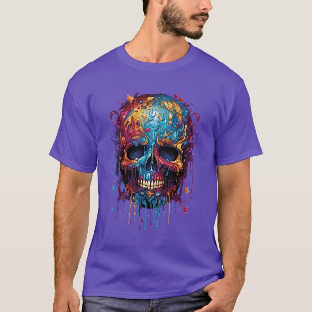 calavera multicolor T-Shirt (Vorderseite)