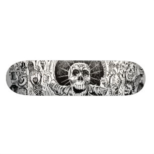 Calavera Oaxaqueña durch José Guadalupe Posada Skateboard