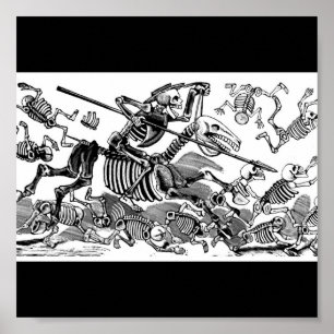 "Calavera of Don Quixote" um den Beginn des 19. Ja Poster