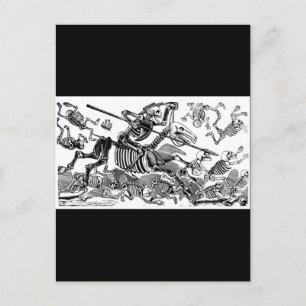 "Calavera of Don Quixote" um die frühen 1900er Jah Postkarte