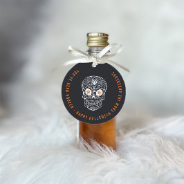 Calavera Skull Sie wurden zu Halloween gebootet Geschenkanhänger