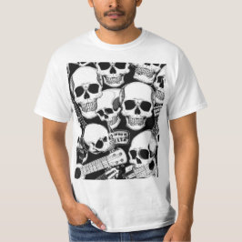 Calaveras Musicales: Ritmo y Vida T-Shirt