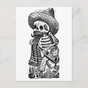 Calaveras von José Guadalupe Posada Postkarte