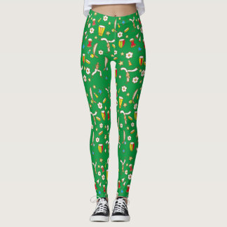 Calça legging com desenho de Capoeira Leggings