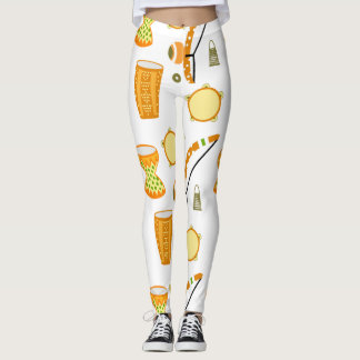 Calça legging com desenho de Capoeira Leggings