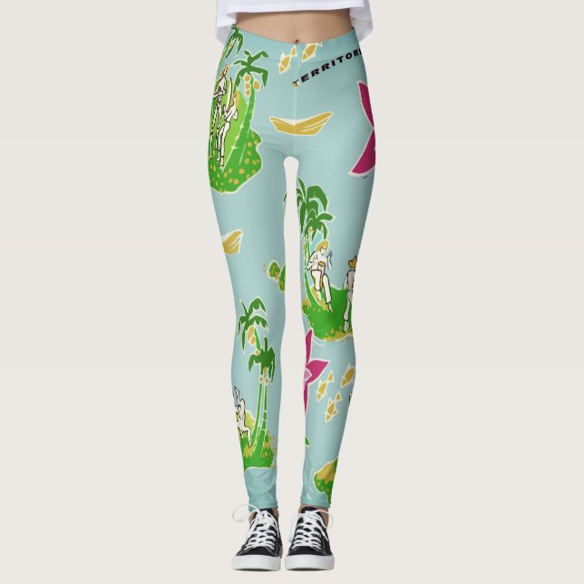Calça legging com desenho de Capoeira Leggings (Vorderseite)